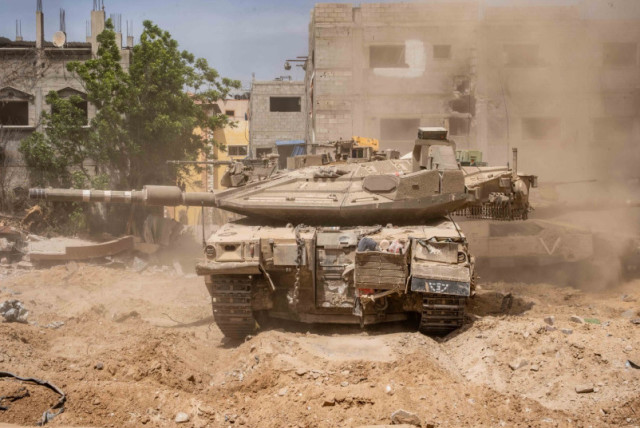  Las IDF operan en la Franja de Gaza. 31 de mayo de 2024. (credit: IDF SPOKESPERSON UNIT)