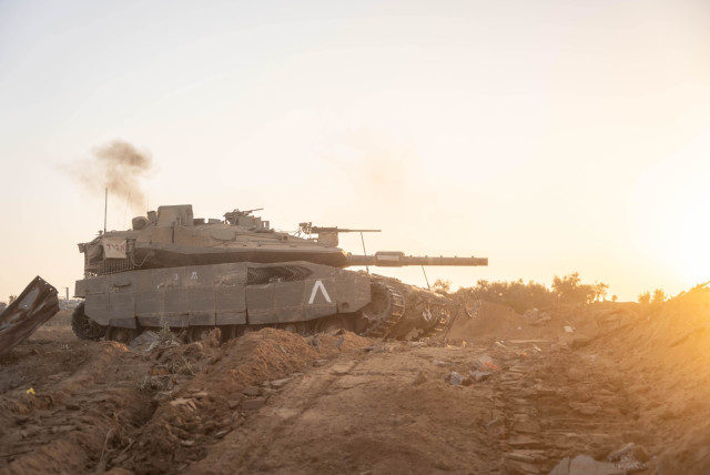  IDF soldiers operate in the Gaza Strip, June 5, 2024 (credit: IDF SPOKESPERSON'S UNIT)