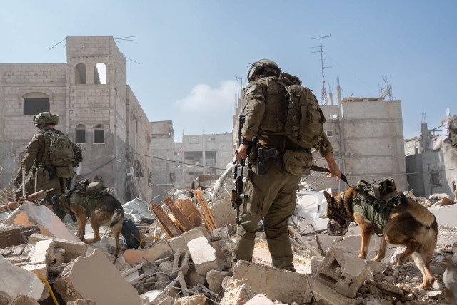IDF soldiers operate in the Gaza Strip, June 15, 2024 (credit: IDF SPOKESPERSON'S UNIT)
