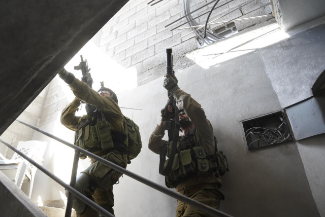  IDF troops operating in southern Gaza, June 21, 2024. (credit: IDF SPOKESPERSON UNIT)