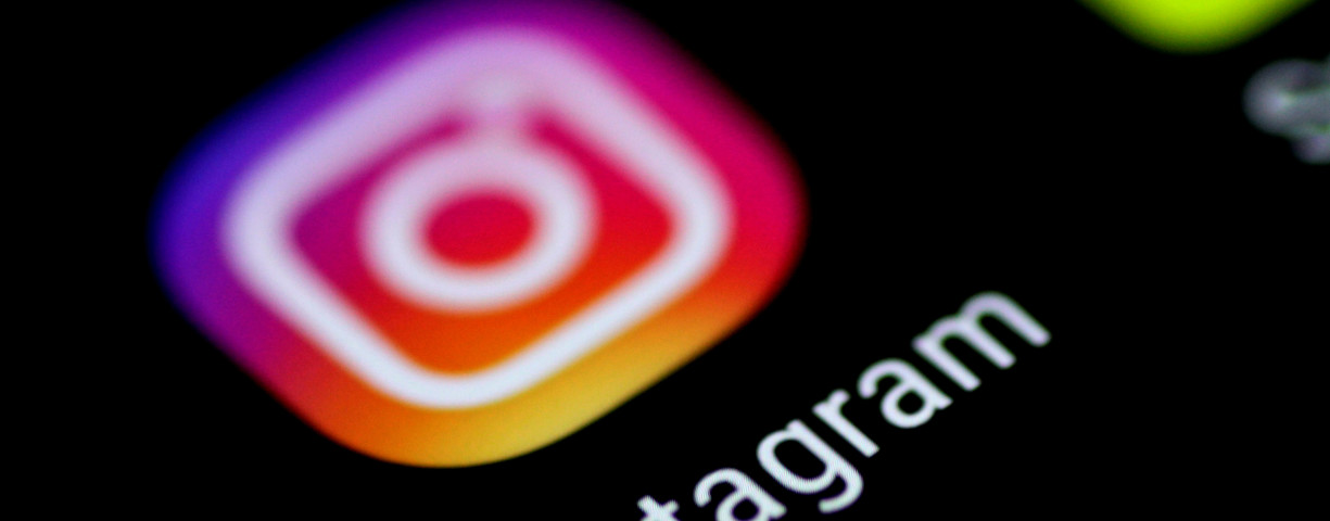 The Instagram application is seen on a phone screen August 3, 2017. 