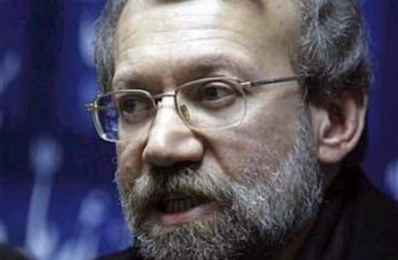 Ali Larijani 298 (photo credit: AP [file])