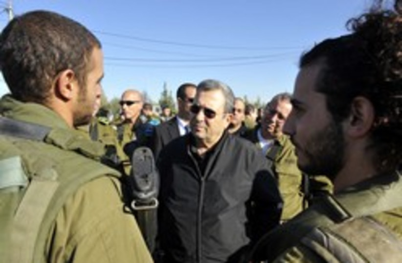 ehud barak judea and samaria soldiers (photo credit: Defense Ministry )