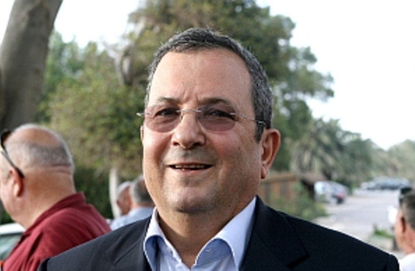Barak smiles 298.88 (photo credit: Ariel Jerozolimski)