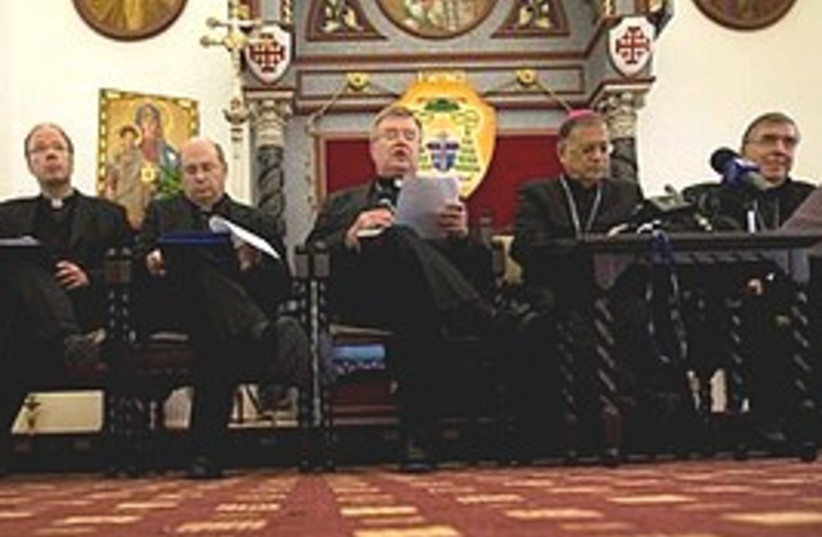 Bishops Jlem (photo credit: AP)