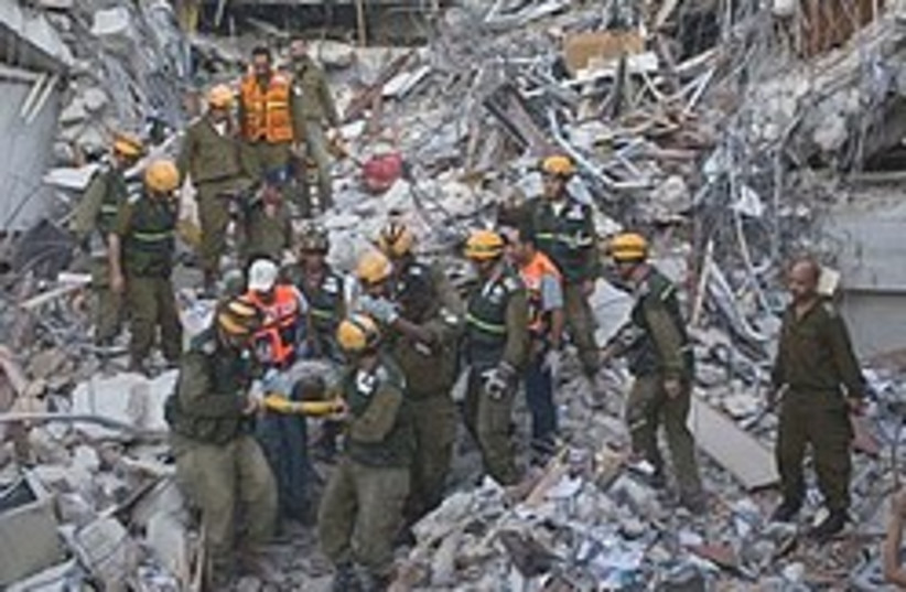 Hait rubble  (photo credit: AP)
