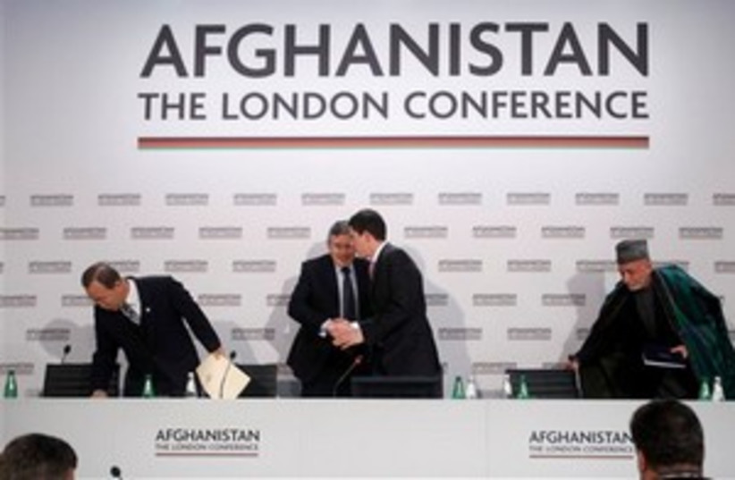 Afghanistan London Conference (photo credit: AP)