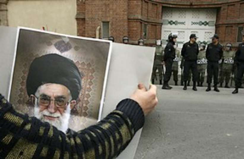 teheran khamenei protest 311 (photo credit: AP)