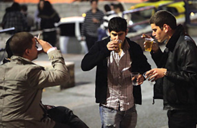 alcohol teens 311 (photo credit: Ariel Jerozolimski)