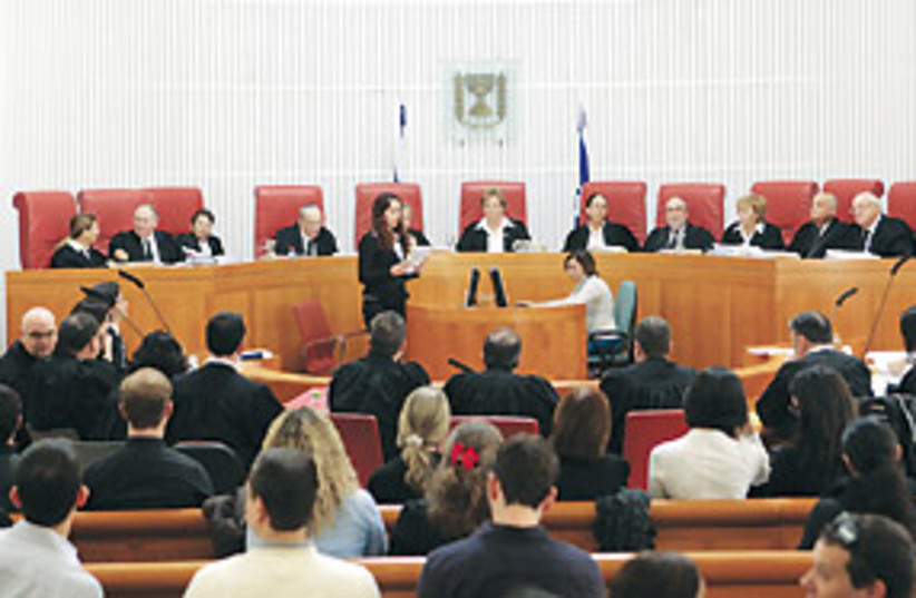 high court panel citizenship law 311 (photo credit: Ariel Jerozolimski)