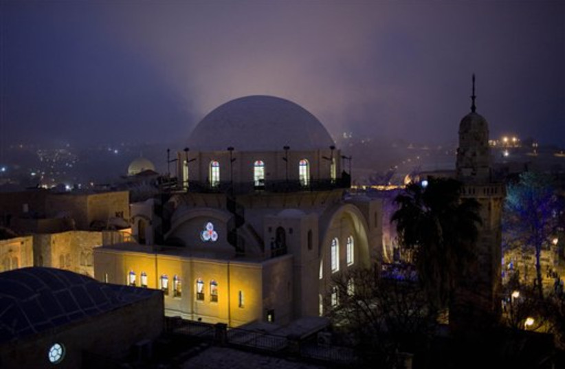 Hurva synagogue (photo credit: AP)