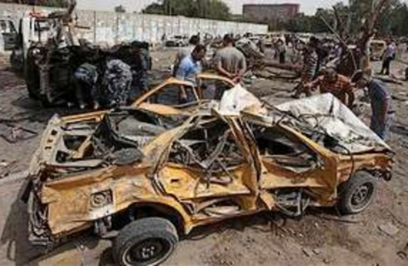 Baghdad bombed car 311 (photo credit: Associated Press [File])