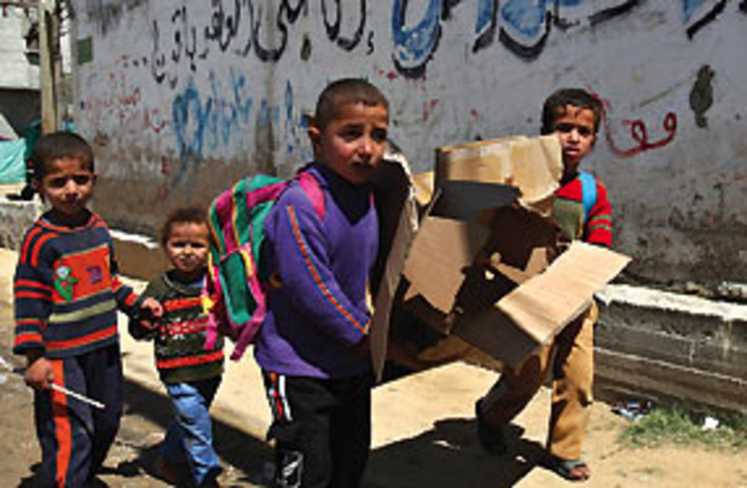 palestinian kids 311 (photo credit: AP)