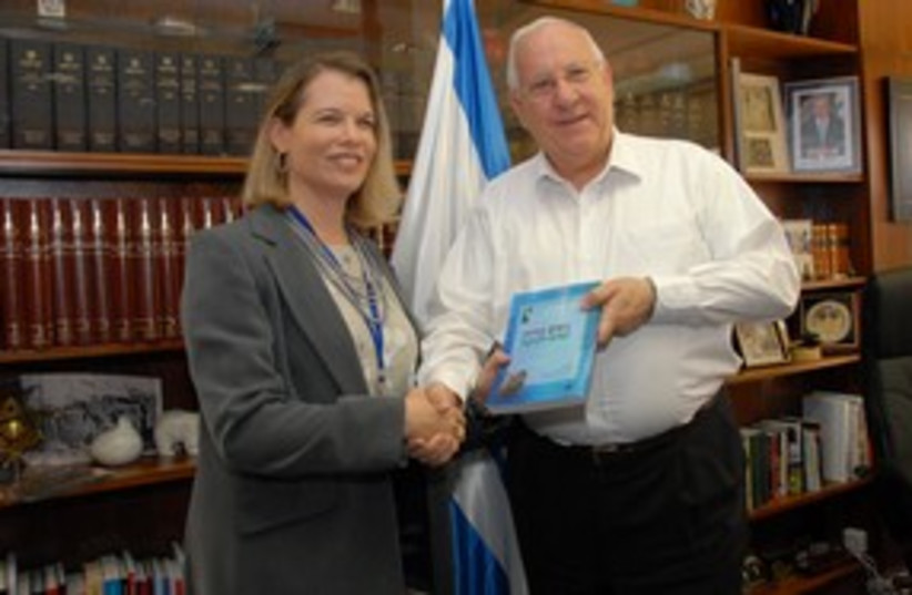 rivlin woman book 311 (photo credit: Knesset Speaker's Office)