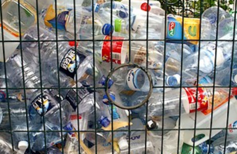 recycled bottles 298.88 (photo credit: Ariel Jerozolimski)
