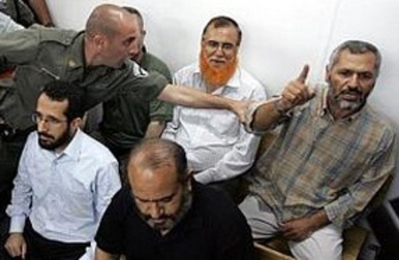 Palestinian prisoners court (photo credit: JPOST.COM STAFF)