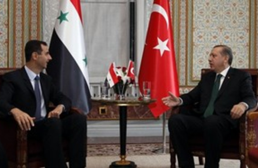 311_erdogan and assad (photo credit: Associated Press)