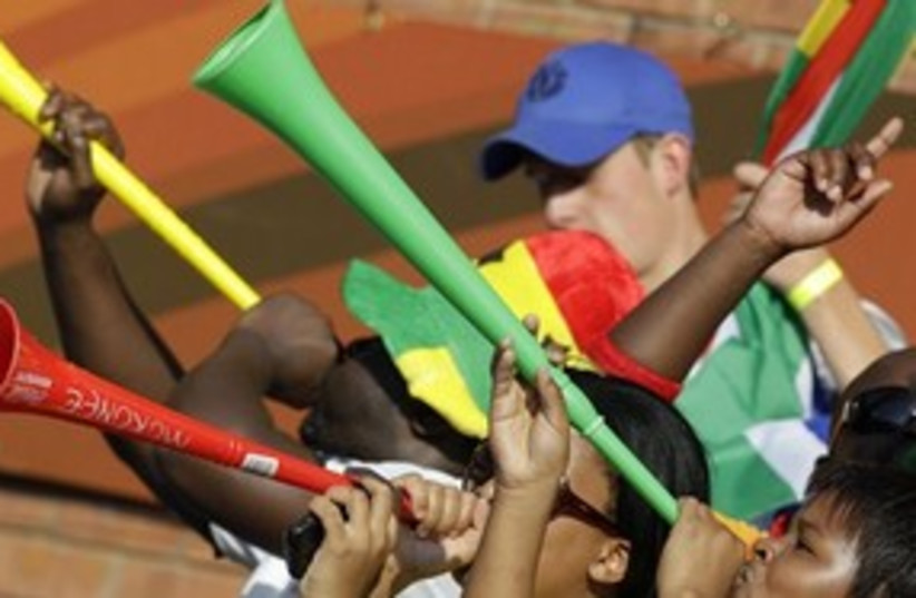 Vuvuzela 311 AP (photo credit: ASSOCIATED PRESS)