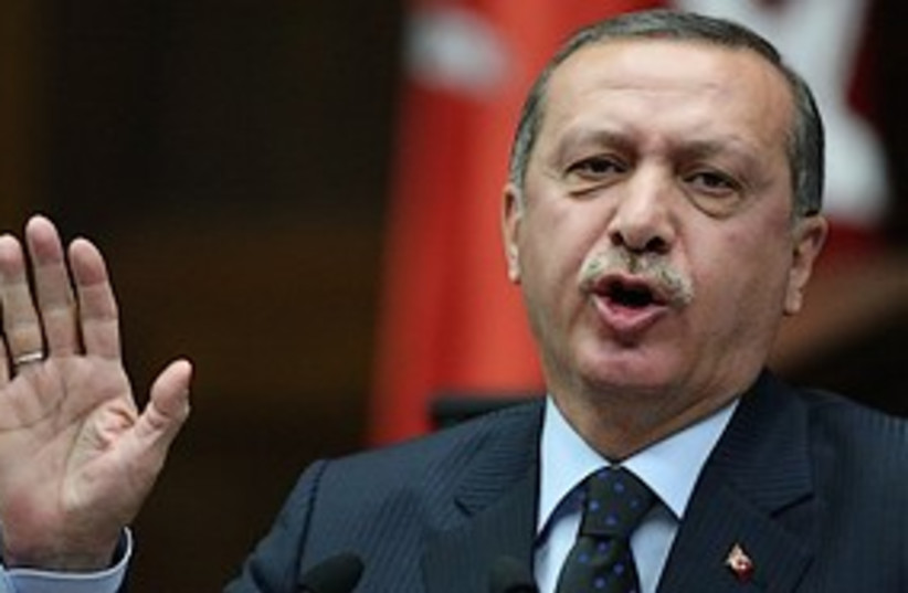 Recep Tayyip Erdogan 311 (photo credit: ASSOCIATED PRESS)