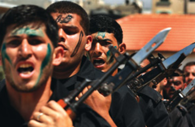 Hamas terrorists 311 (photo credit: AP)