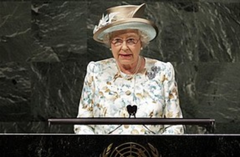 queen speaks at UN 311 ap (photo credit: Associated Press)