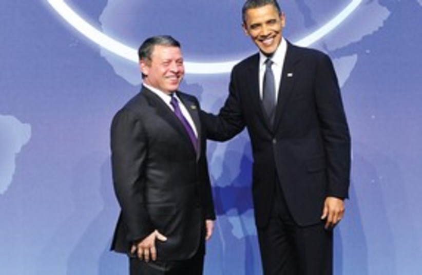 311_Obama and Jordanian king (photo credit: Associated Press)