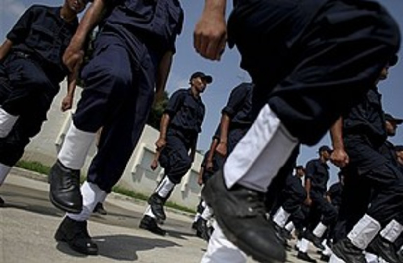 Hamas police cadets Gaza 311 AP (photo credit: Associated Press)