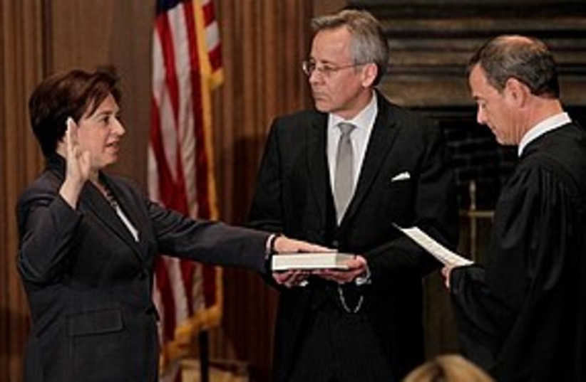 kagan sworn in 311 (photo credit: Associated Press)