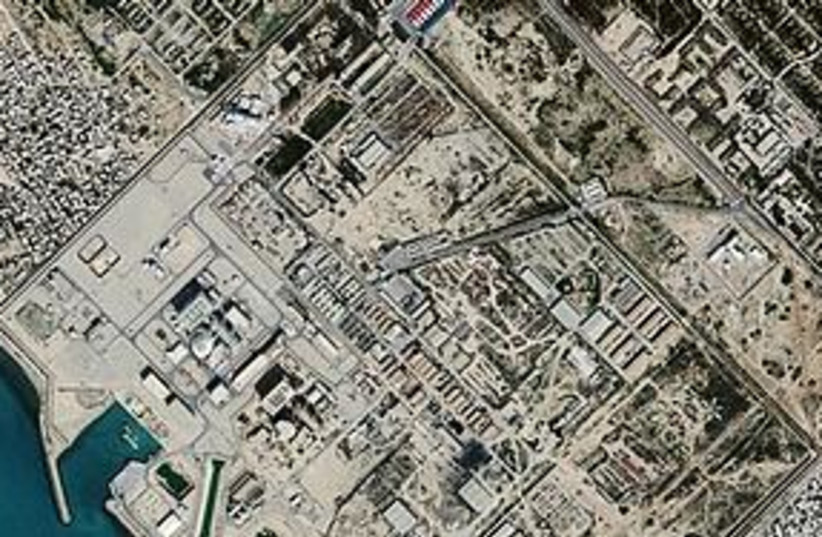 Bushehr map 311 (photo credit: Associated Press)