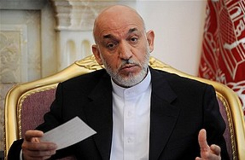 Karzai 311 (photo credit: Associated Press)