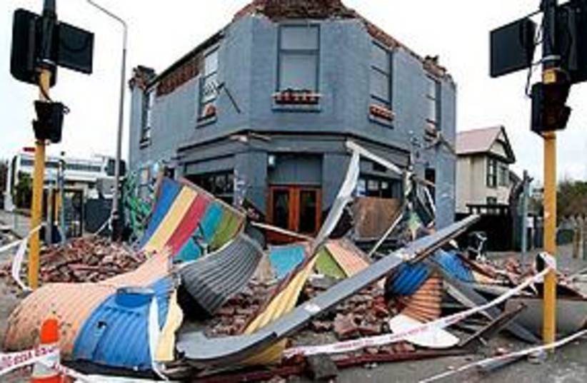 NZ earthquake (photo credit: Associated Press)