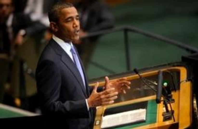 Obama at UN 2010 2 311 (photo credit: Associated Press)