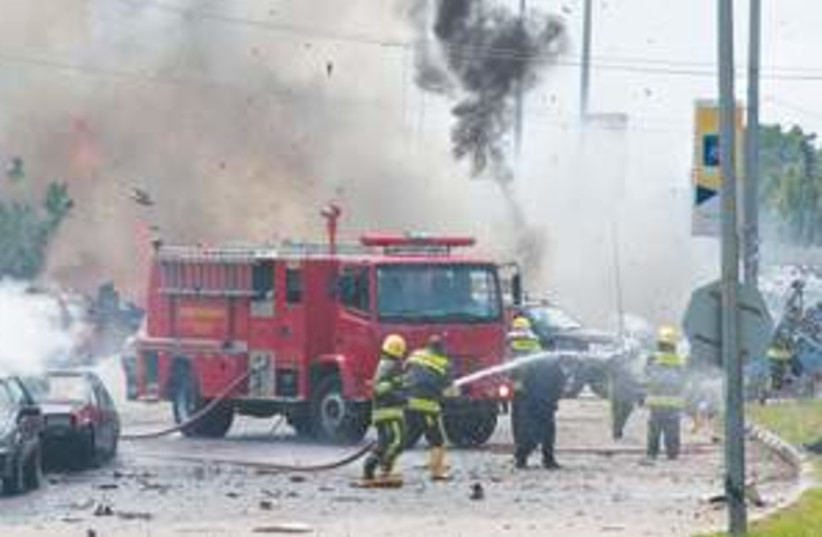 Nigeria car bomb AP 311 (photo credit: Associated Press)
