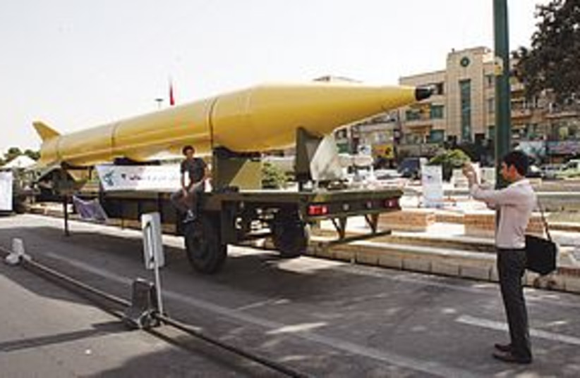 shibab 3 missile 311 (photo credit: AP)