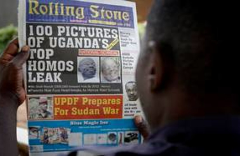 311_Uganda gaybashing (photo credit: Associated Press)