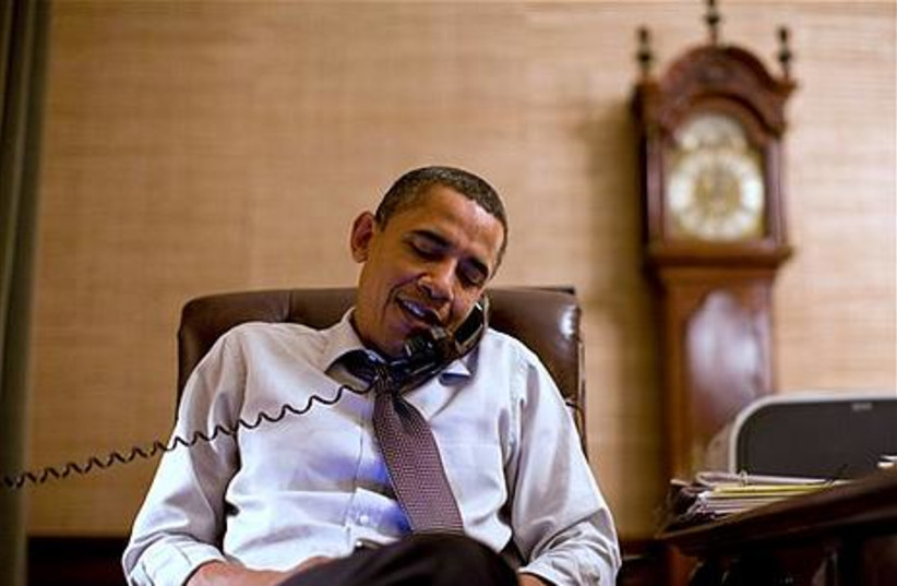  Obama calls Boehner  (photo credit: Associated Press)