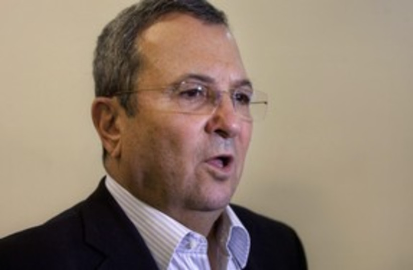 Ehud Barak 311 (R) (photo credit: Reuters)