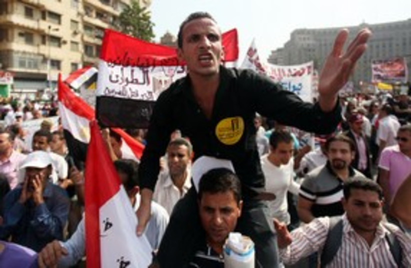 Protesters in Tahrir Square 311 (R) (photo credit: REUTERS/Amr Abdallah Dalsh)