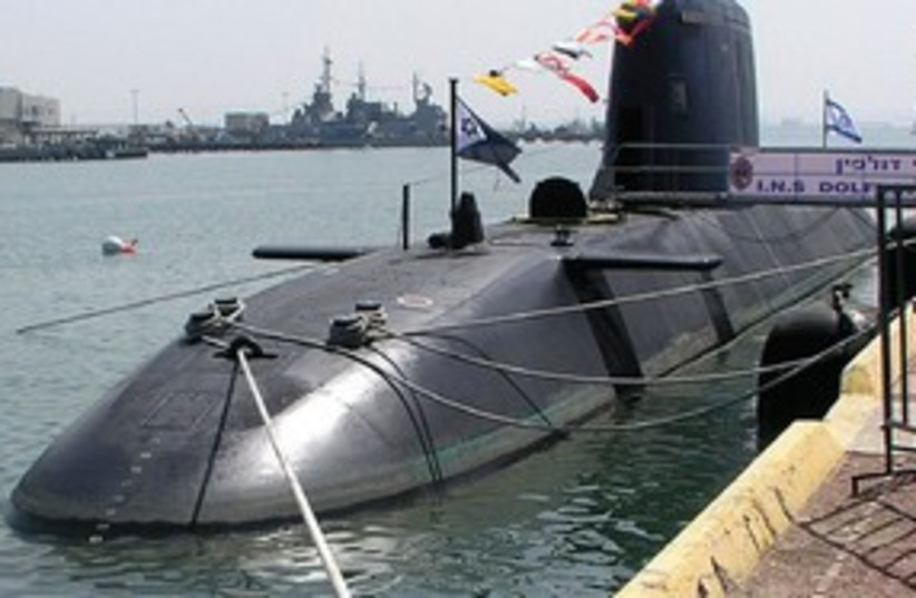 Dolphin-class Navy submarine (photo credit: Wikimedia Commons)