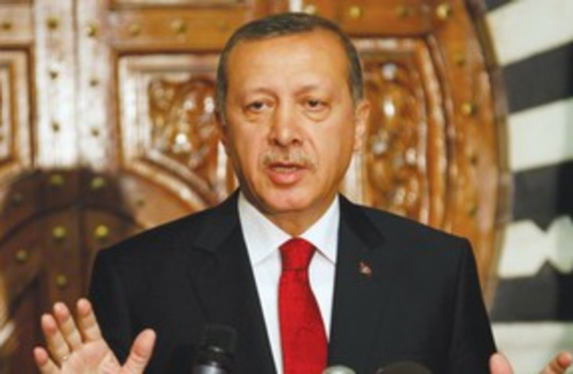 Turkish Prime Minister Recep Tayyip Erdogan_311 (photo credit: Reuters)