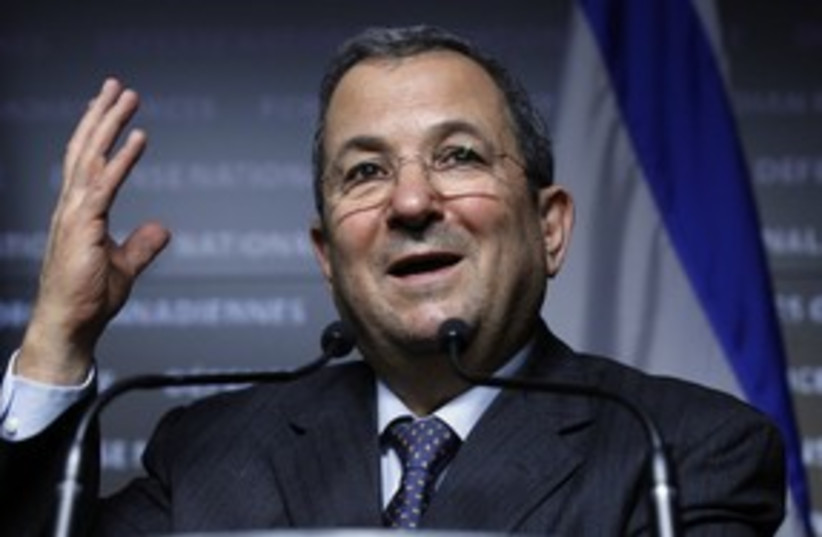 Defense Minister Ehud Barak _311 (photo credit: Reuters/Blaire Gable)