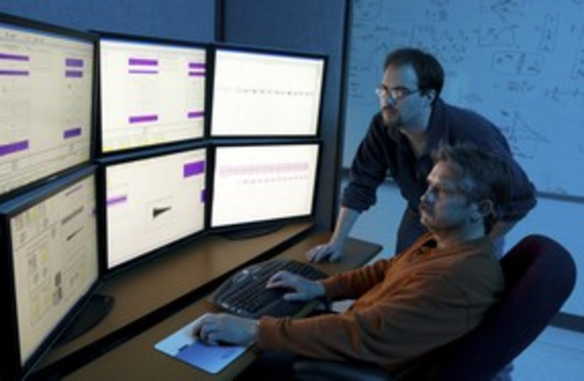 Cyber warfare US Department of Homeland Security 311 (R) (photo credit: Ho New / Reuters)
