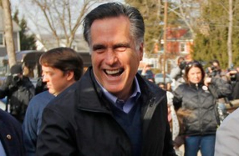 Former Massachusetts governor Mitt Romney 311 (R) (photo credit: REUTERS/Brian Snyder)