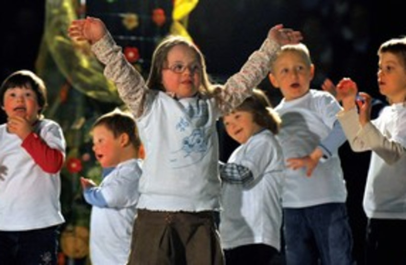 Down syndrome children 311 (photo credit: Reuters)