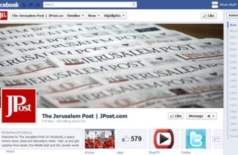 The Jerusalem Post's Facebook Timeline 370 (photo credit: Screenshot)