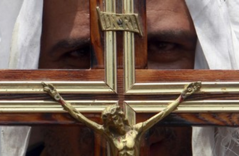 Coptic Christian Cross R370 (photo credit: REUTERS/Amr Dalsh)