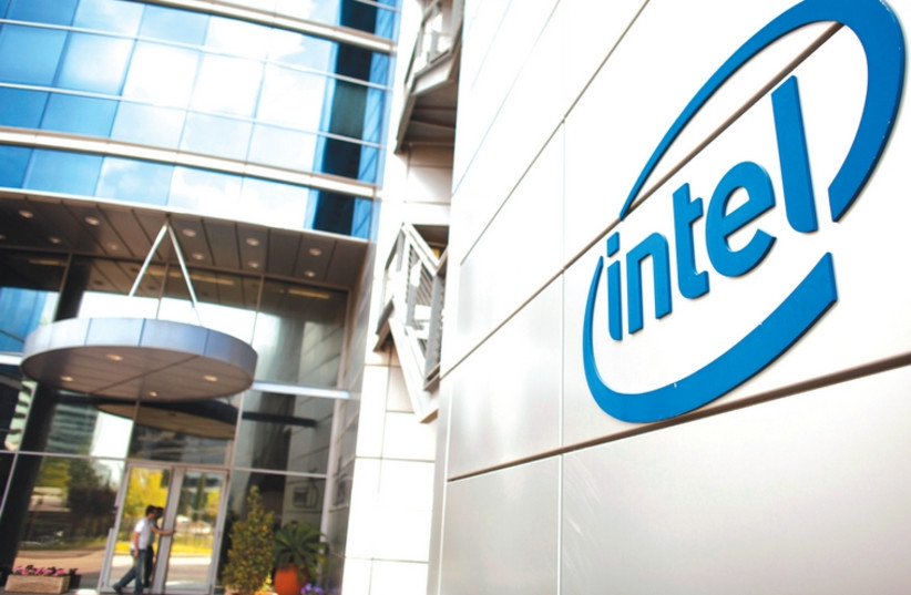 Intel’s offices in Petah Tikva: Intel Israel accounts for a fifth of the country’s high-tech exports. (photo credit: REUTERS)