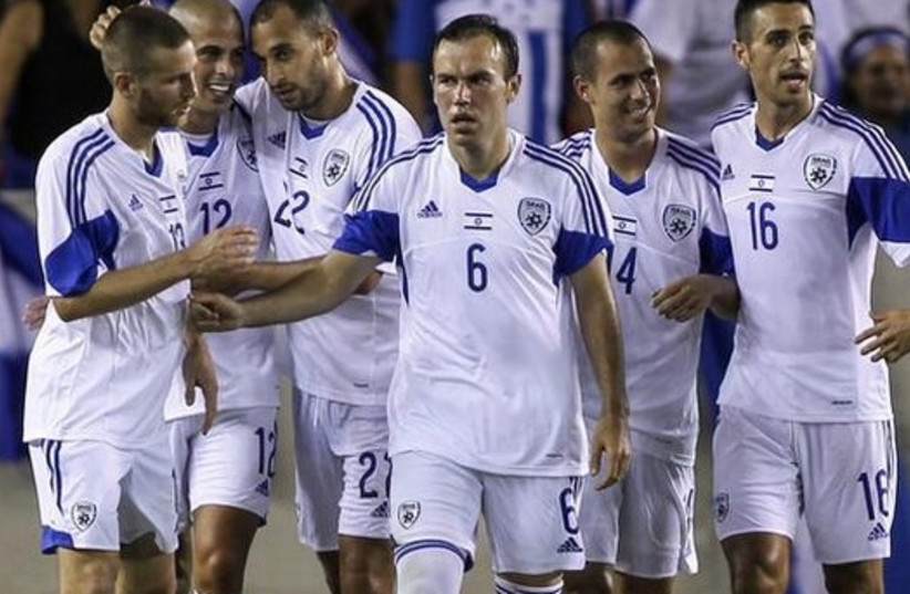Members of Israel's national soccer squad. (credit: REUTERS)