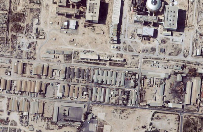 Satellite images of Iranian nuclear facility (file) (photo credit: REUTERS)