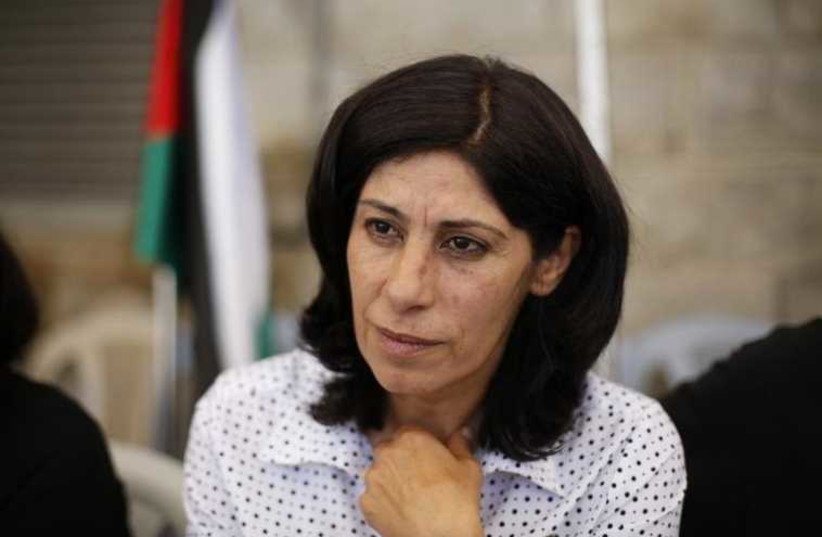 Palestinian parliamentarian Khalida Jarrar (photo credit: REUTERS)